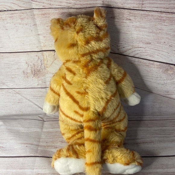Build A Bear Workshop Tabby Fat Cat 16" Orange Plush Kitty Stuffed Animal Meows - Picture 3 of 8